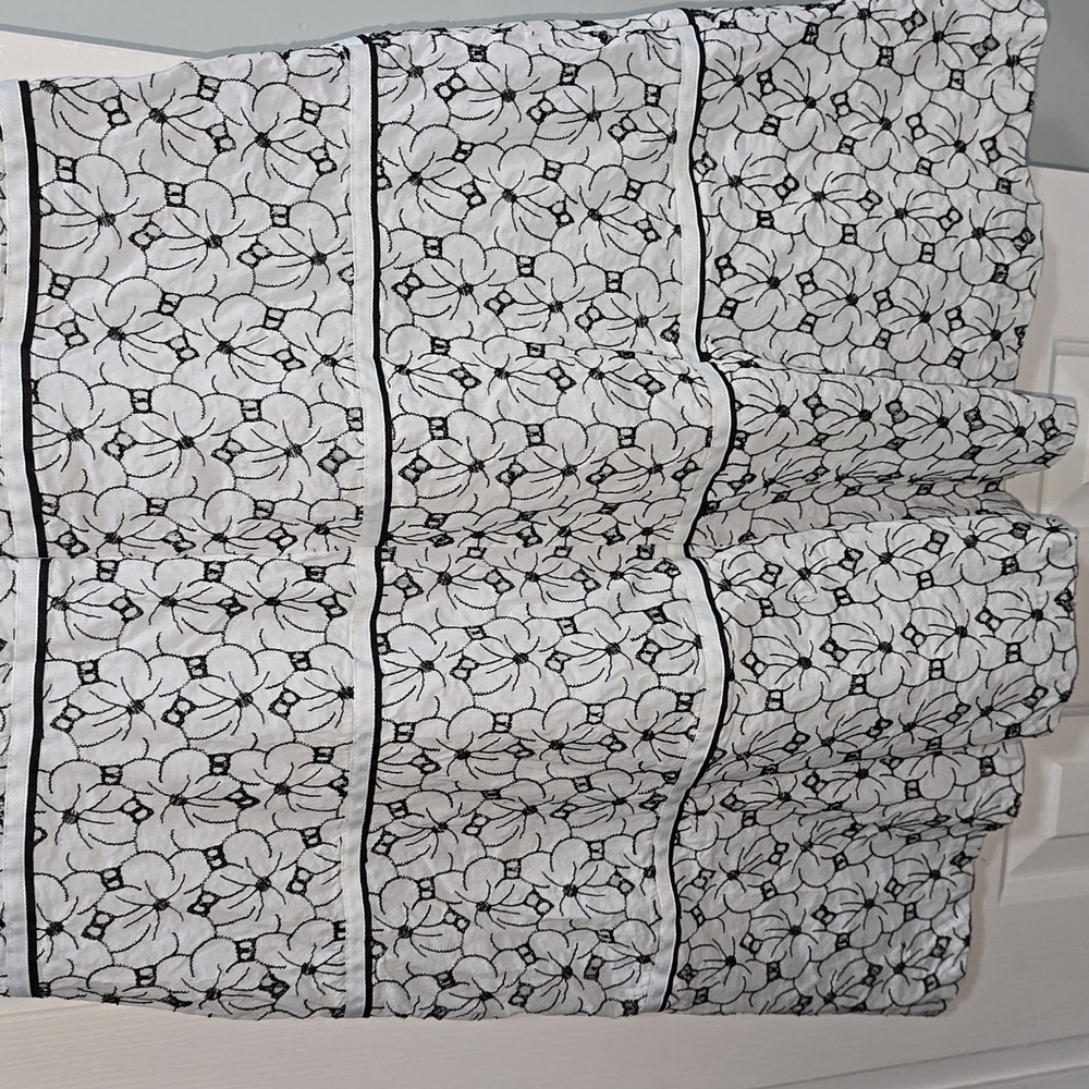 Autograph Black & White Floral Dress Size 14 - Picture 10 of 14